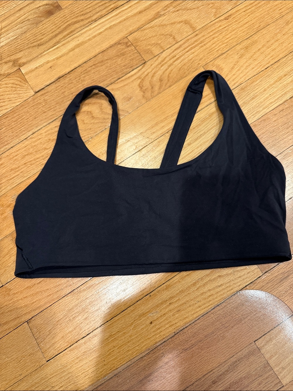 lululemon athletica Black Scoop Sports Bra